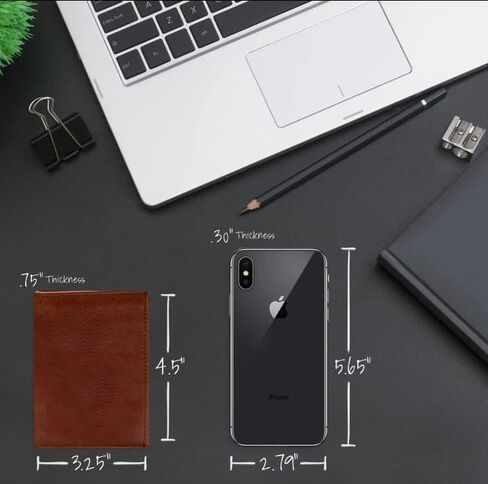 Mens Leather Wallets Rfid Blocking - Trifold Leather Wallet Secure, Durable & Slim Design with Ultra Strong Stitching, Travel Essentials Wallet - Extra Capacity with 7 Card Slots (Black) in Saudi Arabia