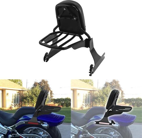 Green-L Rear Passenger Sissy Bar Backrest with Luggage Rack Fit for Harley Breakout FXSB FXSBSE 2013-2017 in Saudi Arabia