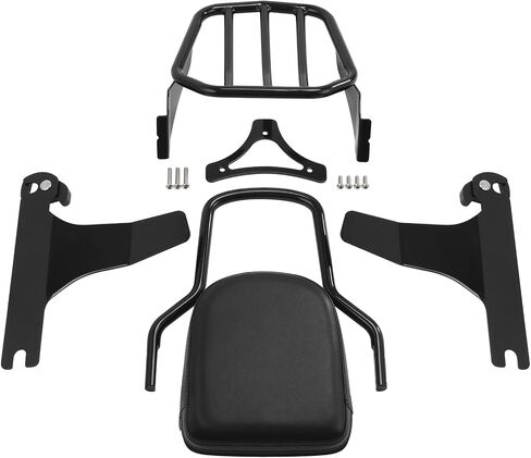 Green-L Rear Passenger Sissy Bar Backrest with Luggage Rack Fit for Harley Breakout FXSB FXSBSE 2013-2017 in Saudi Arabia