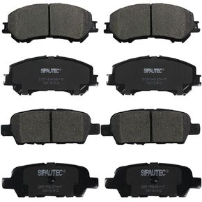 SIPAUTEC-8pcs Front and Rear Ceramic Disc Brake Pads Set Replacement For (2009-2014 Acura TL),For (2006-2014 Honda Ridgeline) in Kuwait
