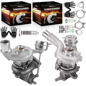 maXpeedingrods Billet Turbocharger Turbo Kit, for Ford Flex Explorer Sport Taurus SHO EcoBoost Lincoln MKS/MKT 3.5L V6 Engine 2010- # AA5E-9G438-GD (Left+Right Side) in Saudi Arabia