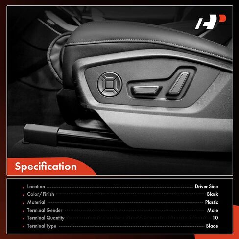 مفتاح مقعد الطاقة للجانب الأيسر للسائق A-Premium متوافق مع Nissan Altima 2007-2012، NV1500 NV2500 NV3500 2012-2021، 87066JA03A، PSW175 in Saudi Arabia