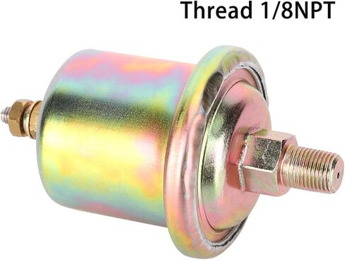 Oil Pressure Sender Sensor vdo oil pressure sender 0 to 100psi Auto Replacement Car Engine Oil Pressure Sensor 3015237 1Pin Singel Head Switch 1/8NPT Thread for Industrial & Scientific in Saudi Arabia
