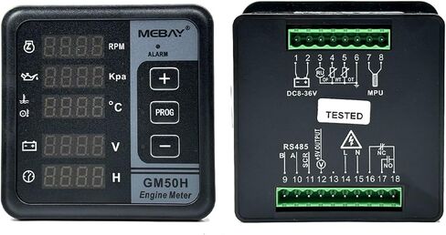 GM50H MK3 Engine Multi-Function Digital Instrument Diesel Generator Monitor with GM50HR with R485 Communication Function(GM50HR with R485) in Saudi Arabia