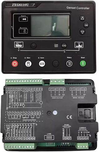 1PCS JXG6110U 6120U Diesel Generator Controller AMF Auto Start Stop Control Module Panel Generator Parts Replace HGM6120N(6120U) in Saudi Arabia