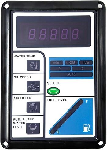Controller DGC Digital Monitor Alarm Control Panel for Diesel Generator(2 Plugs) in Saudi Arabia