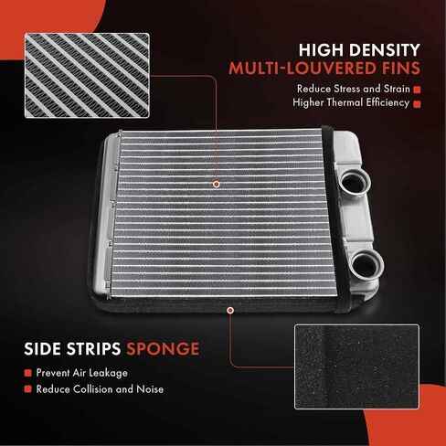A-Premium Rear HVAC Heater Core Compatible with Chrysler Town & Country Voyager & Dodge Caravan Grand Caravan 2006-2007 & Jeep Commander 2006-2010, 2.4L 3.3L 3.7L 3.8L 4.7L 5.7L, Replace# 5183148AC in Saudi Arabia
