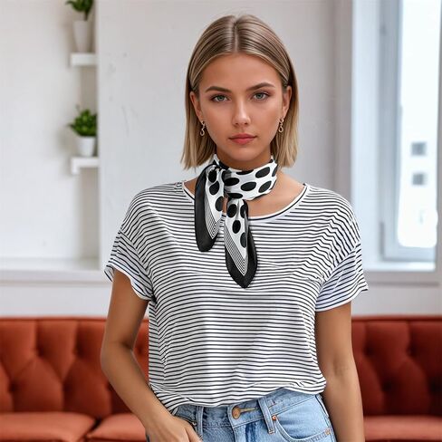 CYian الحرير الشعور وشاح للنساء وشاح مربع الحرير الأوشحة الرأس الأزياء الرقبة وشاح لحقيبة الشعر الأوشحة هدية in Kuwait