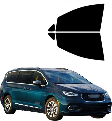 Precut Tint Kit Nano Carbon Film for Chrysler Pacifica 2017-2025 Driver and Passenger Windows Computer Cut to Custom Fit Your Windows.. (5% All) in Kuwait
