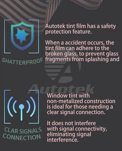 طبقة تظليل النوافذ مسبقة القطع من AUTOTEK، جميع جوانب السيارات، حماية من أشعة الشمس، الخصوصية، زجاج مضاد للكسر، طبقة من طبقتين، أي مجموعة تظليل ملونة لسيارة Toyota Yaris 4Door Hatch 2012-2018 in Saudi Arabia