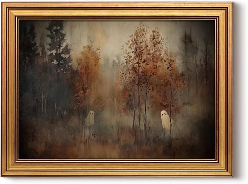 WHASAYART Gold Framed Vintage Wall Art for Living Room, Pets Painting Prints Shelf Decor for Kitchen, Sketch Bedroom Wall Art, Best Gifts for Friends or Family - Sleeping Cat 10L x 8W in Kuwait