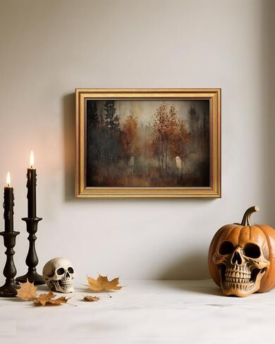 WHASAYART Gold Framed Vintage Wall Art for Living Room, Pets Painting Prints Shelf Decor for Kitchen, Sketch Bedroom Wall Art, Best Gifts for Friends or Family - Sleeping Cat 10L x 8W in Kuwait