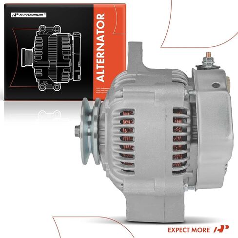 A-Premium Alternator Compatible with Toyota 4Runner, Pickup, 1993-1995, 2.4L, Manual Transmission, 12V 60A 1-Groove Pulley Clockwise, Replace# 101211-0190, 27060-35150 in Saudi Arabia