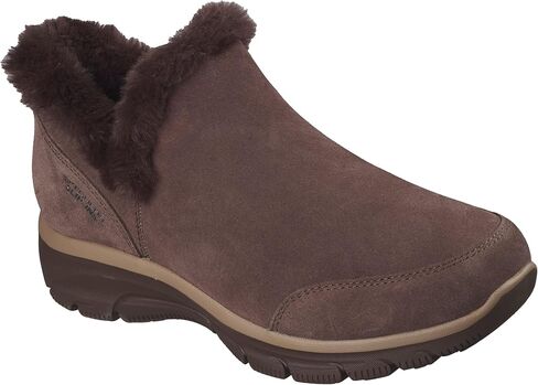 SKECHERS Easy Going - Fall Feeling Hands Free Slip-Ins | Hands Free Slip-Ins, Relaxed Fit, Air-Cooled Memory Foam, Faux Fur Lining, Water Repellent Suede in Saudi Arabia