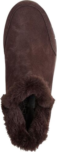 SKECHERS Easy Going - Fall Feeling Hands Free Slip-Ins | Hands Free Slip-Ins, Relaxed Fit, Air-Cooled Memory Foam, Faux Fur Lining, Water Repellent Suede in Saudi Arabia