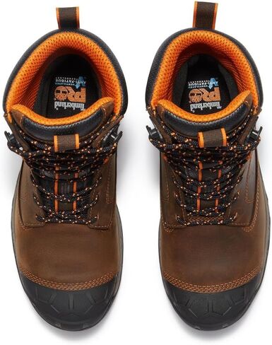 حذاء Boondock خفيف الوزن للرجال من Timberland PRO مقاس 8 بوصة، مركب آمن عند أصابع القدم معزول مقاوم للماء للعمل الصناعي in Saudi Arabia