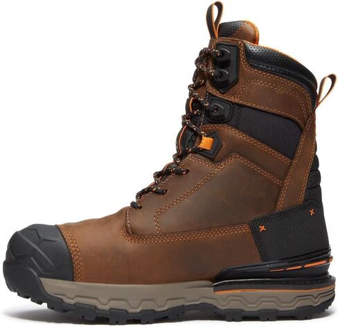 حذاء Boondock خفيف الوزن للرجال من Timberland PRO مقاس 8 بوصة، مركب آمن عند أصابع القدم معزول مقاوم للماء للعمل الصناعي in Saudi Arabia