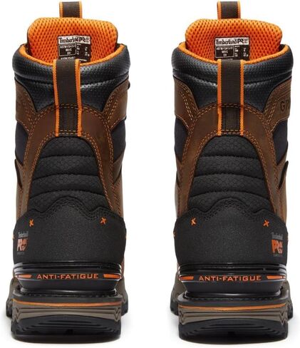 حذاء Boondock خفيف الوزن للرجال من Timberland PRO مقاس 8 بوصة، مركب آمن عند أصابع القدم معزول مقاوم للماء للعمل الصناعي in Saudi Arabia