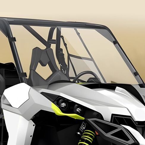 الزجاج الأمامي متوافق مع Maverick 1000R 2013-2018 Maverick Max 1000R 2014-2018 Maverick Turbo Max 1000R 2015-2017 PC الزجاج الأمامي الكامل in Saudi Arabia