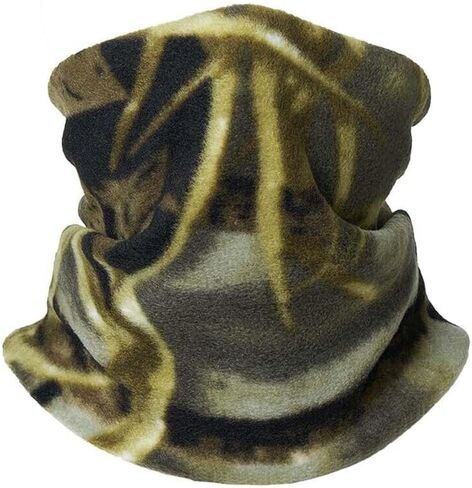 Camo Neck Warmer Gaiter Winter Polar Fleece Face Mask Cover Camouflage Scarfs US in Saudi Arabia