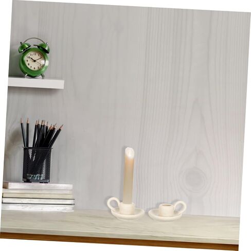 Cabilock 2Pcs Ceramic Candleholder Unique Cup Design Style Candlestick Holders for Home Decor Cozy Atmosphere Enhancer for Desktop Decoration in Saudi Arabia