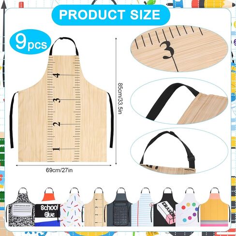 9 Pack Halloween Teacher Costume Set Cosplay Teacher Halloween Party Outfit Group Costumes for Adults in Saudi Arabia