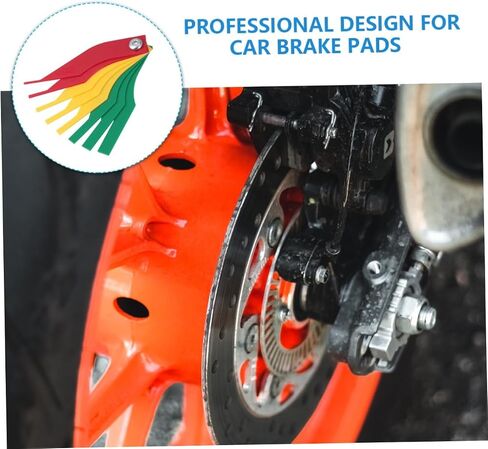 Homoyoyo Car Brake Pad Scale Brakes Pads Feeler Gauges Brake Pad Gauge Tires Tread Depth Checker Brake Pad Measuring Gauge Thickness Gauge Car Tools Brake Pad Measuring Scale Metric System in Saudi Arabia