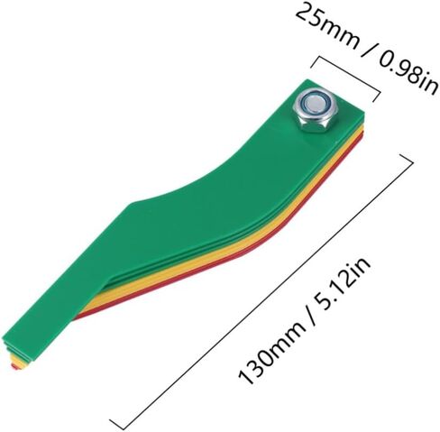 Homoyoyo Car Brake Pad Scale Brakes Pads Feeler Gauges Brake Pad Gauge Tires Tread Depth Checker Brake Pad Measuring Gauge Thickness Gauge Car Tools Brake Pad Measuring Scale Metric System in Saudi Arabia