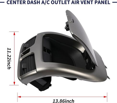 لوحة تنفيس الهواء بمنفذ مكيف الهواء المركزي 68260-5M002 682605M002 متوافقة مع Nissan Sentra 2000-2006 لوحة التحكم المركزية بمنفذ التيار المتردد لوحة تنفيس الهواء in Saudi Arabia