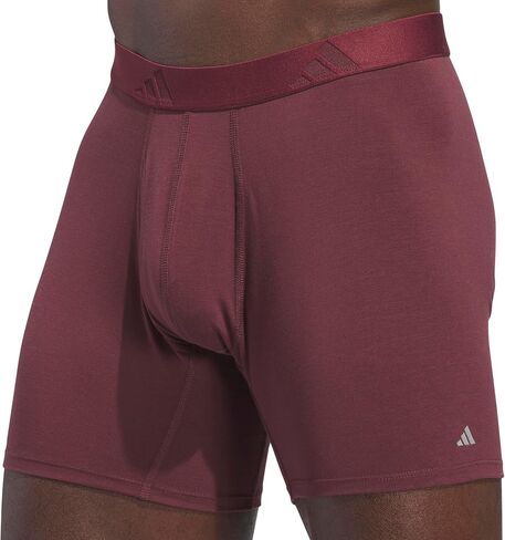 adidas Men's Boxer Brief Underwear 3-Pack – Luxe Comfort Ultra Soft Rayon Blend in Saudi Arabia