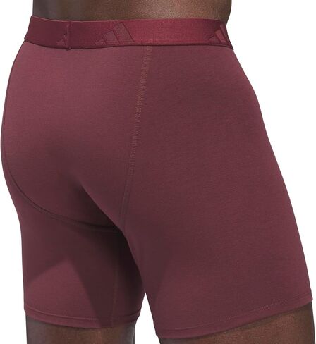 adidas Men's Boxer Brief Underwear 3-Pack – Luxe Comfort Ultra Soft Rayon Blend in Saudi Arabia