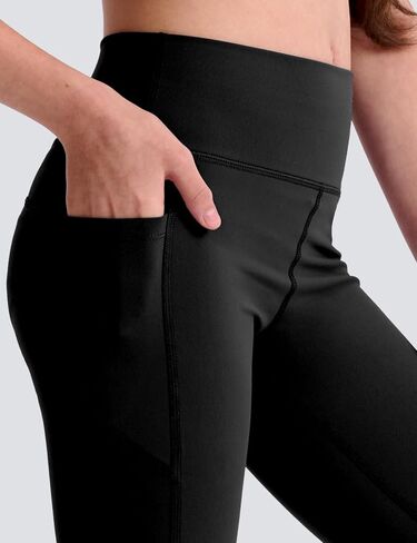 3 Pack Girls' Leggings with Pockets, Ankle Length Athletic Yoga Pants for Kids Clothes in Kuwait