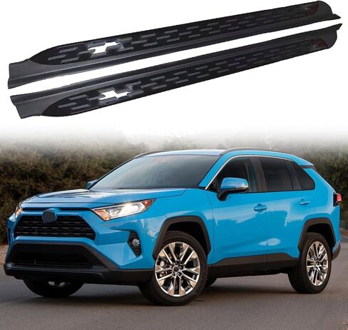 Running Boards Side Steps Pedal Nerf Bar Fits for Toyota RAV4 RAV 4 RAV-4 2019-2025 in Saudi Arabia
