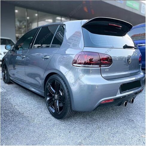 يصلح لشركة فولكس فاجن يصلح للجولف Mk6 GTI يصلح للجولف 6R يصلح للجولف Mk6 R20 2010-2013 RZ غطاء سبويلر خلفي للسيارة Mk6 GTI خلفي للسيارة (مظهر كربوني) in Kuwait