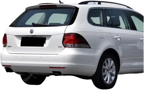 Car Rear Window Spoiler Splitter Fit for VW Fit for Golf MK6 TDI MPI GTI GTD R Fit for Golf Virant Rear Trunk Tail Wing(Virant Stantard) in Saudi Arabia