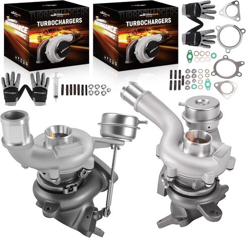 maXpeedingrods Billet Turbocharger Turbo Kit, for Ford Flex Explorer Sport Taurus SHO EcoBoost Lincoln MKS/MKT 3.5L V6 Engine 2010- # AA5E-9G438-GD (Left+Right Side) in Saudi Arabia