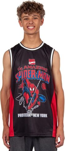 Marvel Spider-Man Basketball Jersey Men's Protector of New York Athletic Gym Tank Top in Saudi Arabia