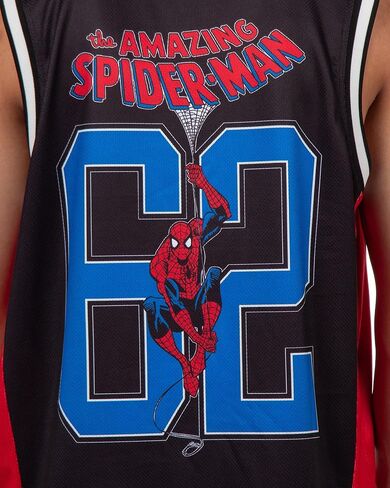 Marvel Spider-Man Basketball Jersey Men's Protector of New York Athletic Gym Tank Top in Saudi Arabia