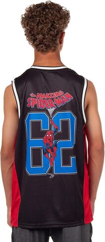 Marvel Spider-Man Basketball Jersey Men's Protector of New York Athletic Gym Tank Top in Saudi Arabia