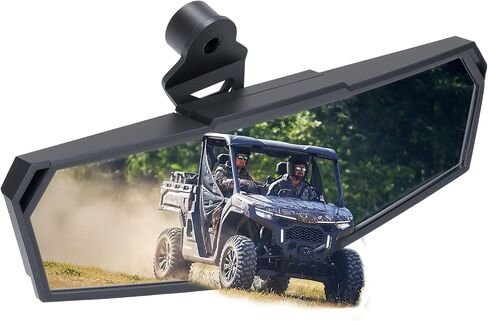 KEMIMOTO Rear View Mirror Compatible with CFMOTO UFORCE U10 Pro/Pro XL 2025, Multi-Angle Adjustment, Features Stable Top Mounting No Vibration Accessories in Saudi Arabia