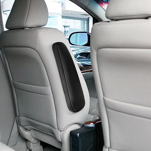 1 Pair Front Seat Arm Rest Cover Leather Armrest Protector Universal Seat Arm Rest Cover for Car, SUV, Truck and Van Black in Saudi Arabia