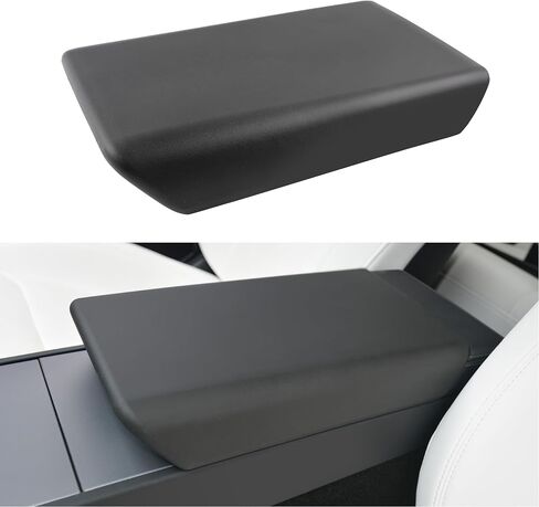 Center Console Cover for TeslaModel3 Highland 2024-2026 & ModelY Juniper 2025-Waterproof ArmrestProtector with EZ Snap On Installation-Black (Black, Model 3 Highland/Model Y Juniper) in Saudi Arabia