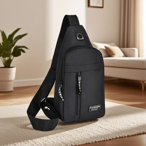 Classic Crossbody Sling Bag for Men Small Mens Sling Backpack for Traveling Hiking Outdoors Daypacks in Saudi Arabia
