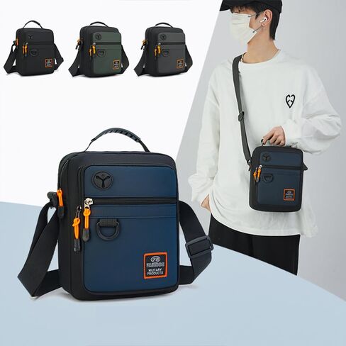 Crossbody Bags for Men Small Purse Wallet Messenger Handbag Satchel Sling Shoulder Bag Belt-Bag in Saudi Arabia
