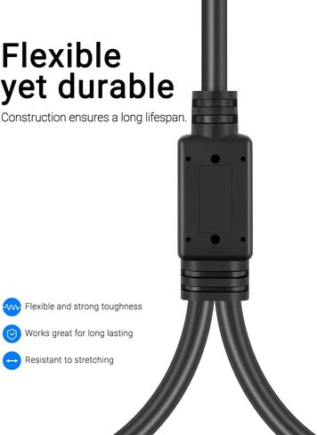 XLR Splitter Cable,Dual Female XLR to Male XLR Y Cable (XLR Splitter 3 Pin 2 Female to 1 Male),Balanced Microphone Splitter Cord Audio Adaptor - 1.6ft /0.5m in Saudi Arabia