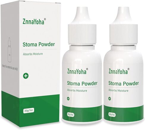 مسحوق الفغرة، مسحوق حاجز الجلد الفغرية، مسحوق العناية الطبية الواقية بالبشرة، مسحوق لاصق الفغرة، لوازم الفغرة (1 أونصة) (4 زجاجات) in Kuwait