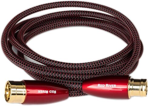 كابلات توصيل الصوت التناظرية AudioQuest Red River XLR إلى XLR - 2.46 بوصة (0.75 م) - عبوتان in Saudi Arabia