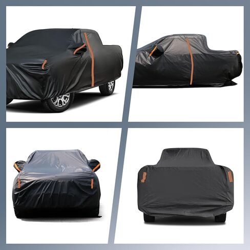 Truck Car Cover for Ford Ranger & Ranger Raptor 2019-2025, SuperCrew 5' & SuperCab 6' Beds, Full Outdoor Pickup Cover Waterproof All Weather, Sun UV Windproof Dust Protect Car Cover in Saudi Arabia