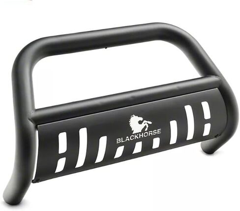 Black Horse Off Road Bull Bar Skid Plate Matte Black Compatible with 2021-2024 Jeep Grand Cherokee L-CBB-B8902SP in Saudi Arabia