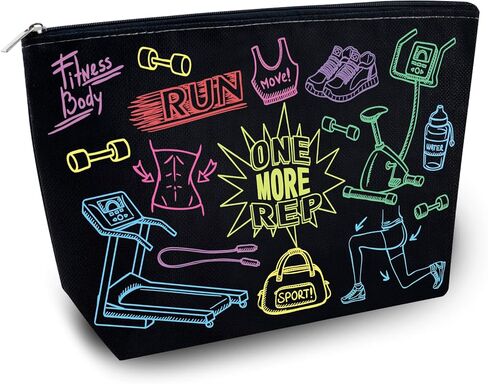 Fitness Gifts Women Gym Bag Cool Gifts for Gym Rats Workout Bag for Women Personal Trainer Gifts Crossfit Accessories Fitness Lovers Gift for Sister Friend Female Travel Toiletry Pouch in Saudi Arabia